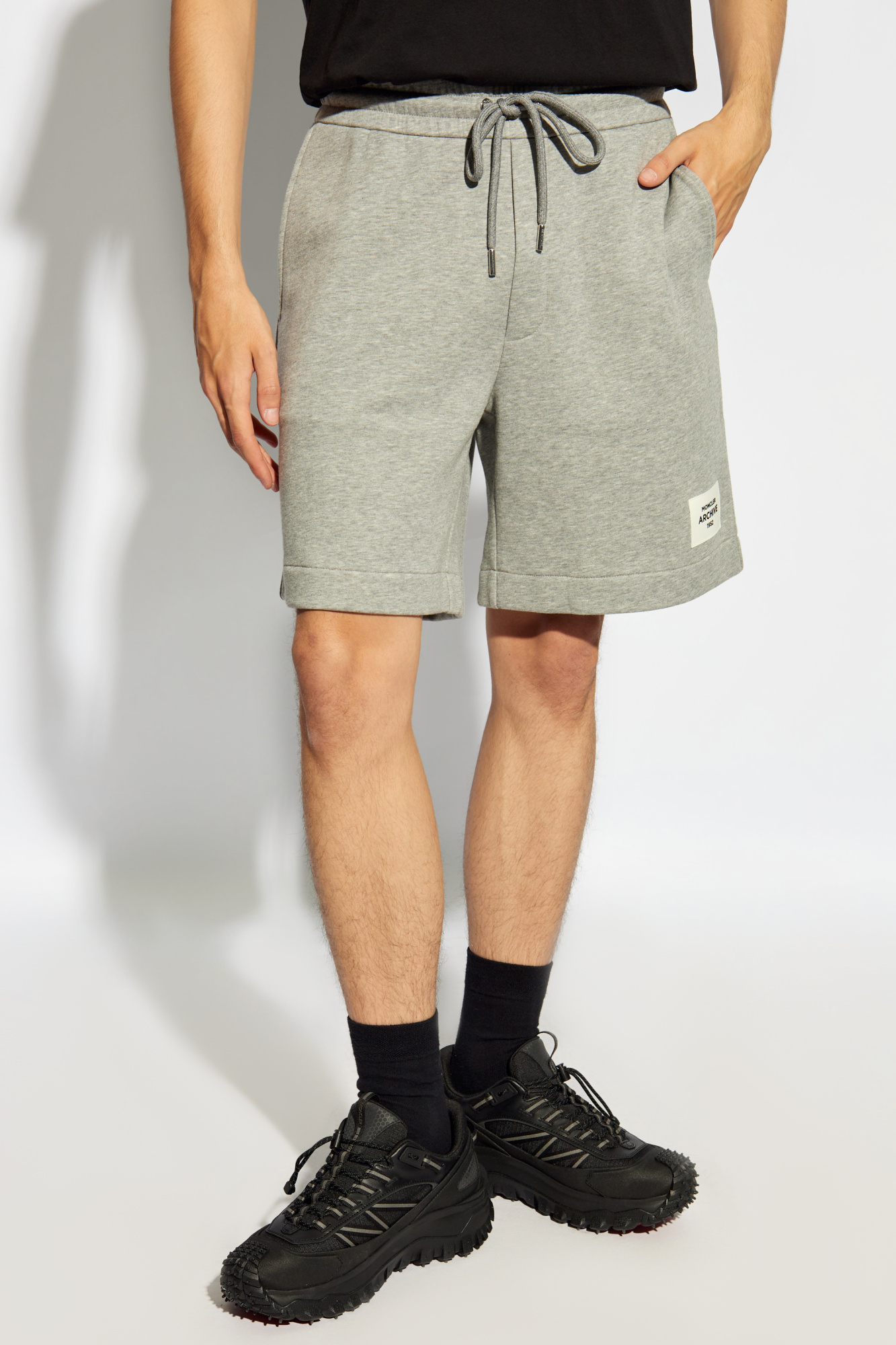 Moncler grey shorts hotsell